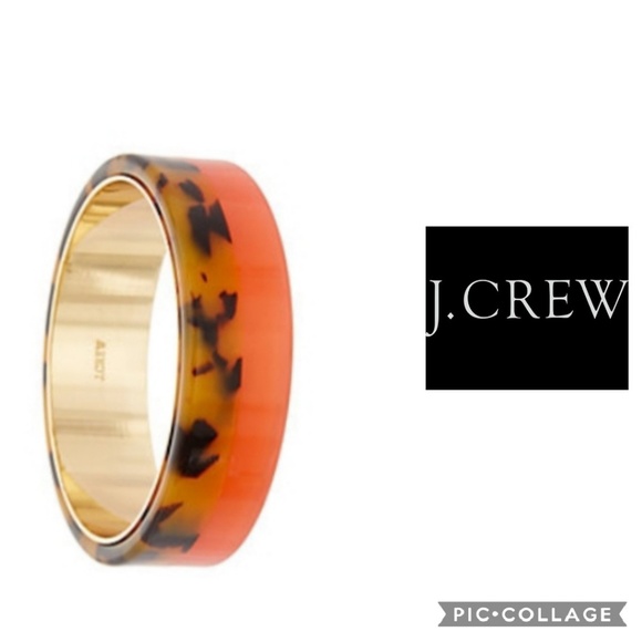 J. Crew Jewelry - NWT J.  Crew tortoise two-tone bangle